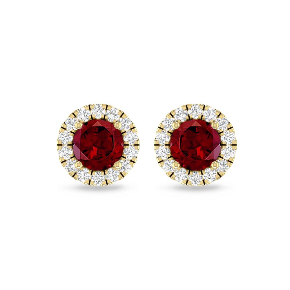 Yellow Gold - Garnet