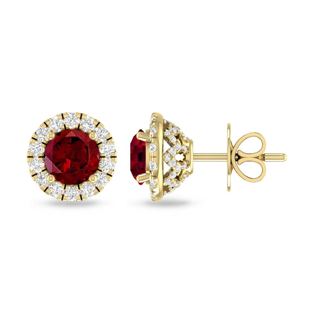 Yellow Gold - Garnet