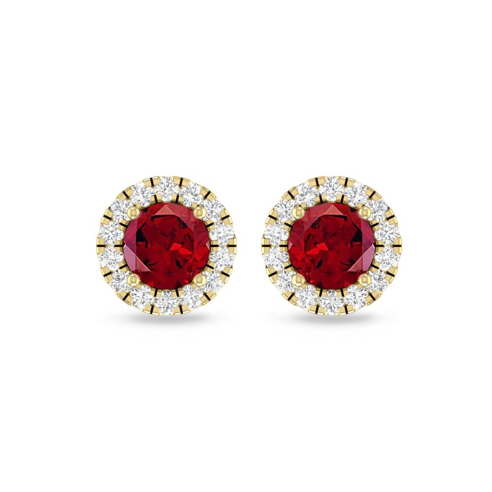 Yellow Gold - Garnet
