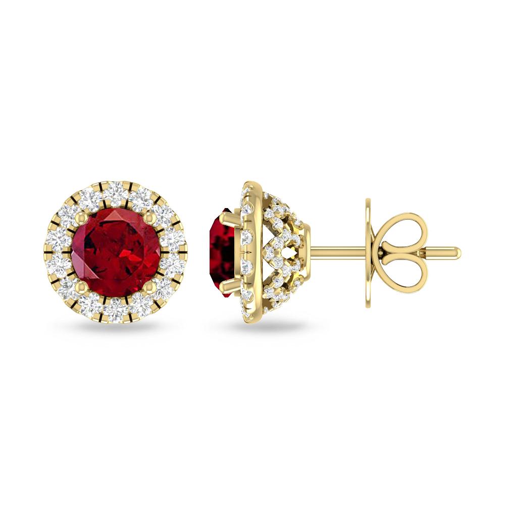 Yellow Gold - Garnet