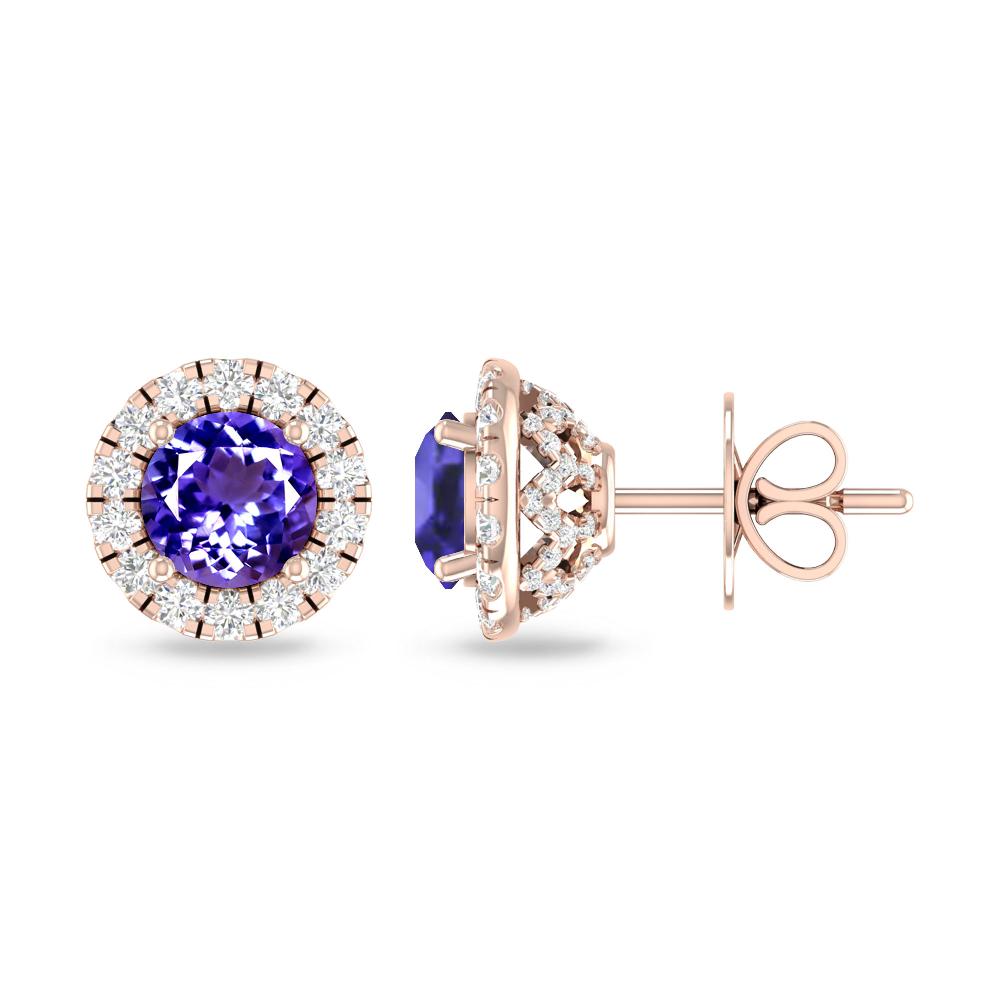 Rose Gold - Tanzanite
