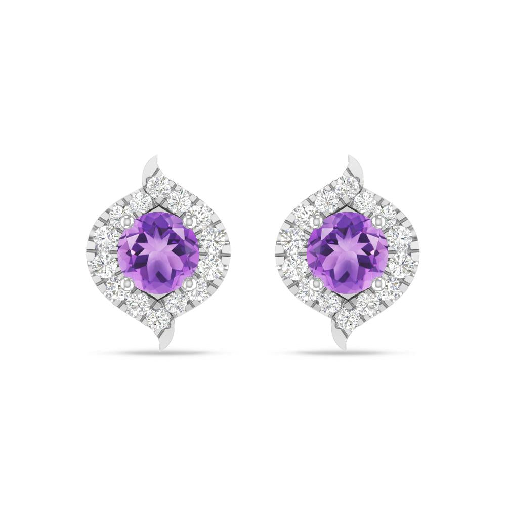 White Gold - Amethyst