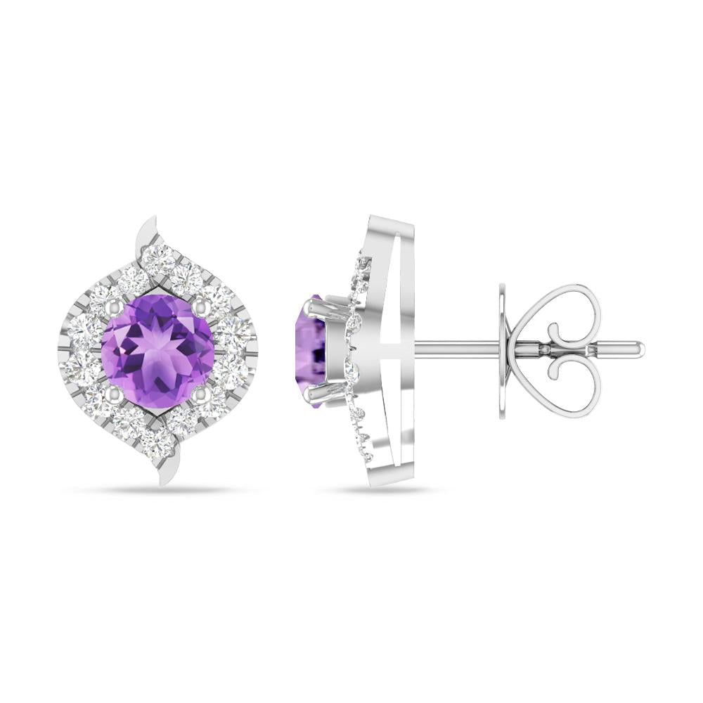 White Gold - Amethyst