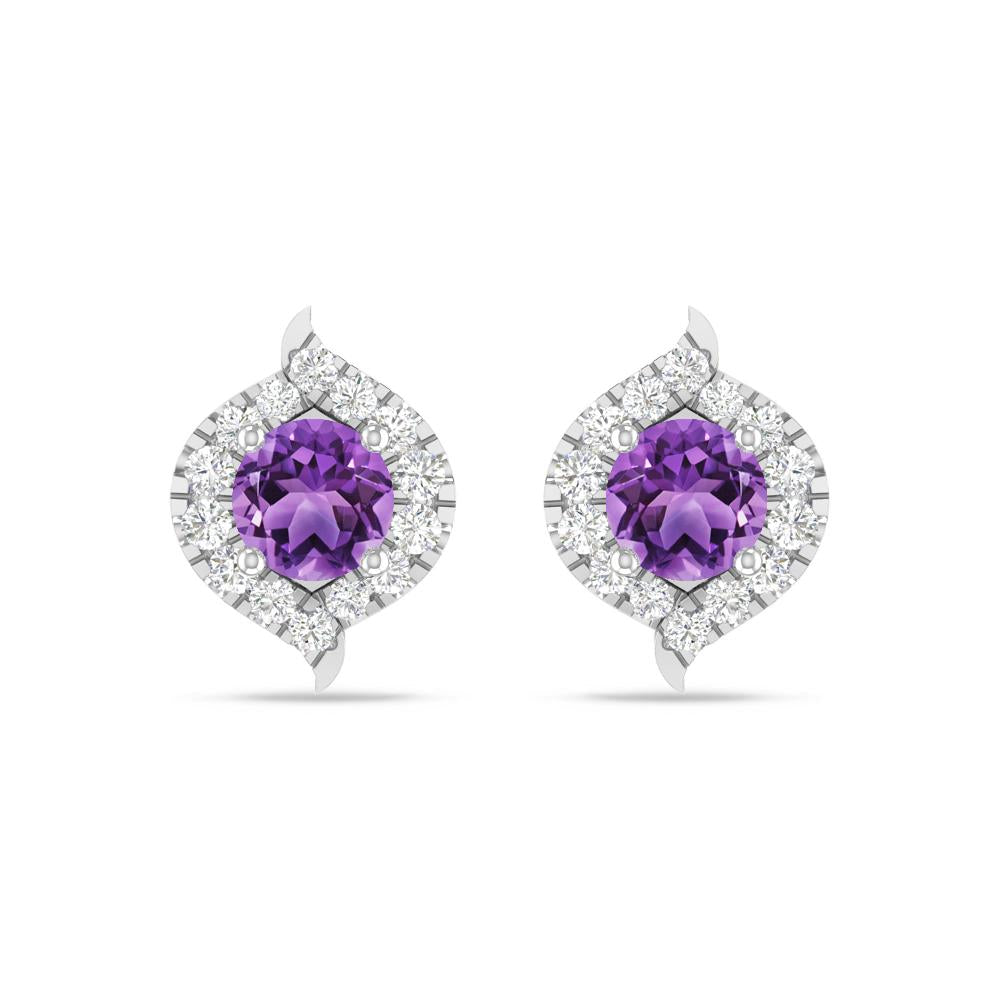 White Gold - Amethyst