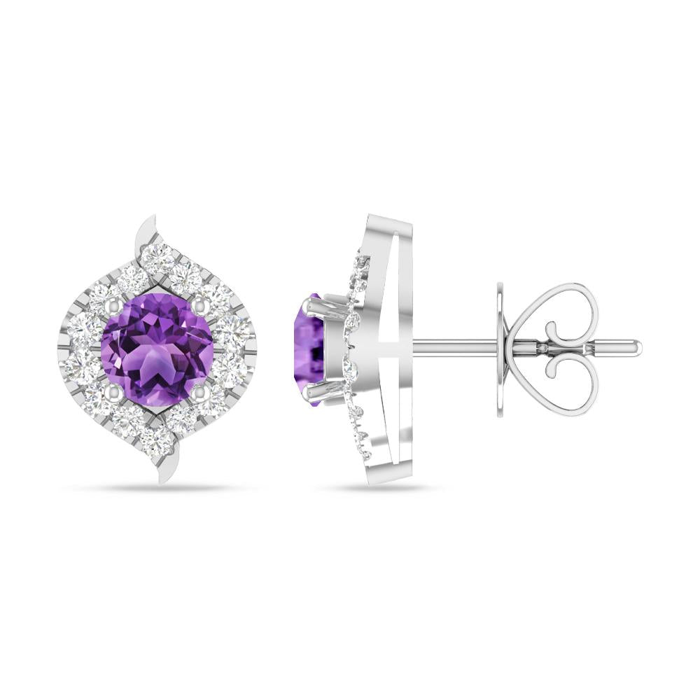 White Gold - Amethyst