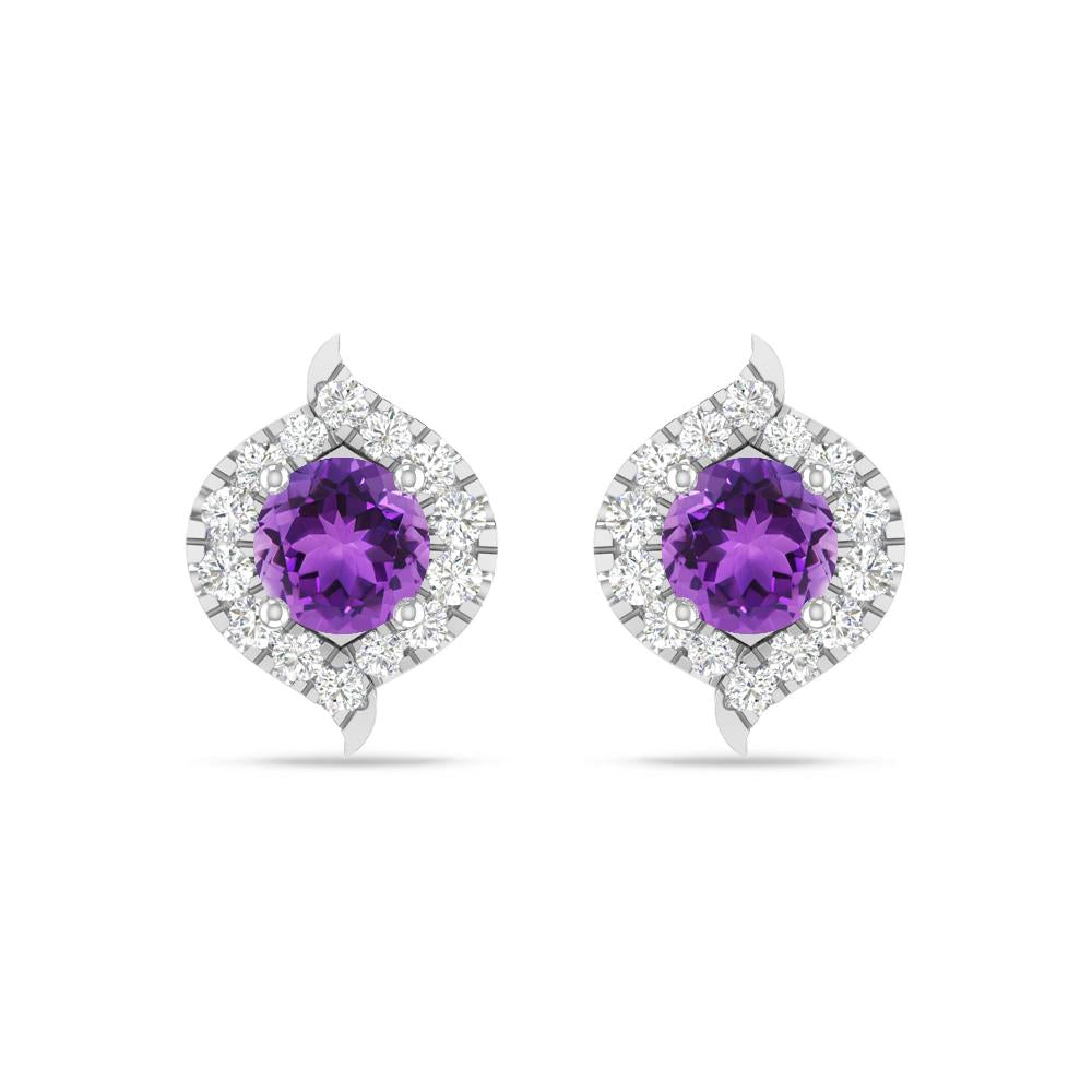 White Gold - Amethyst