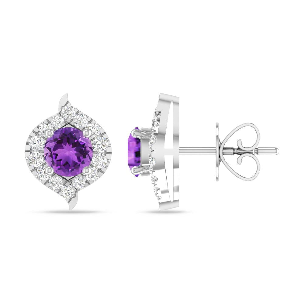White Gold - Amethyst