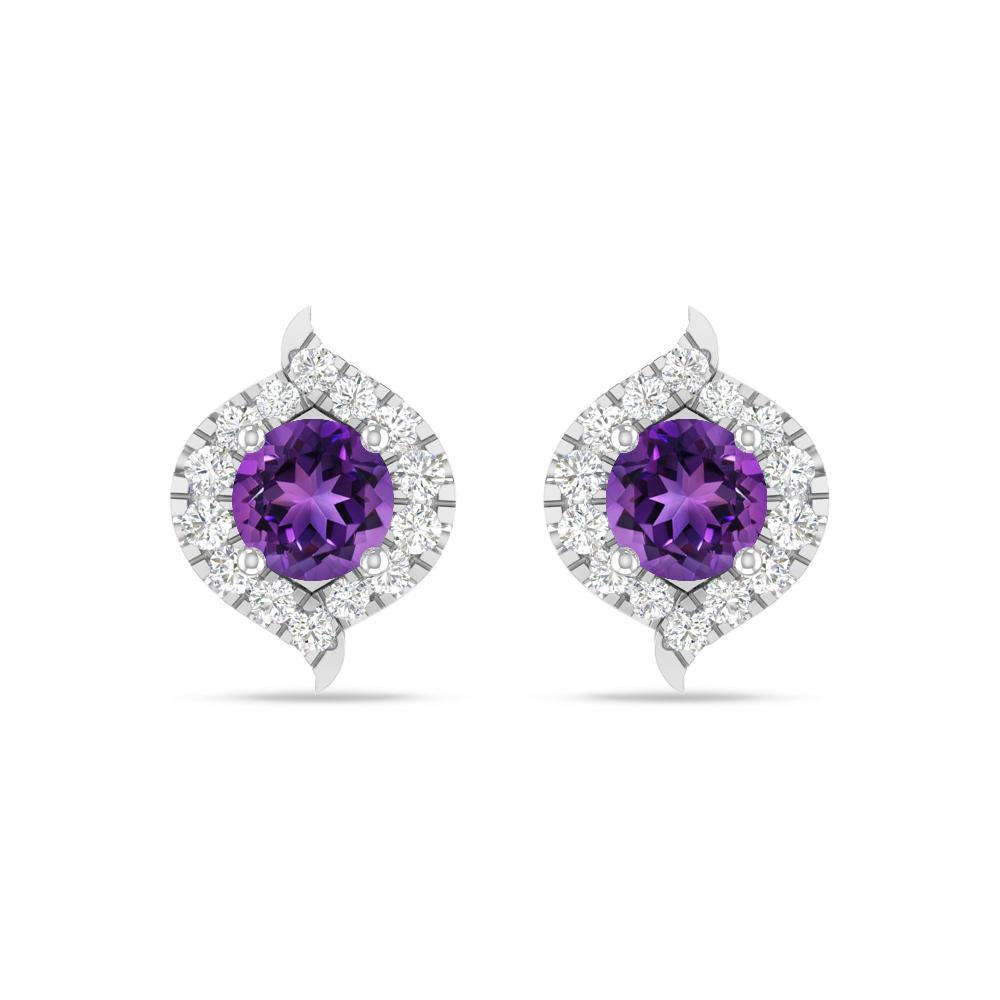 White Gold - Amethyst