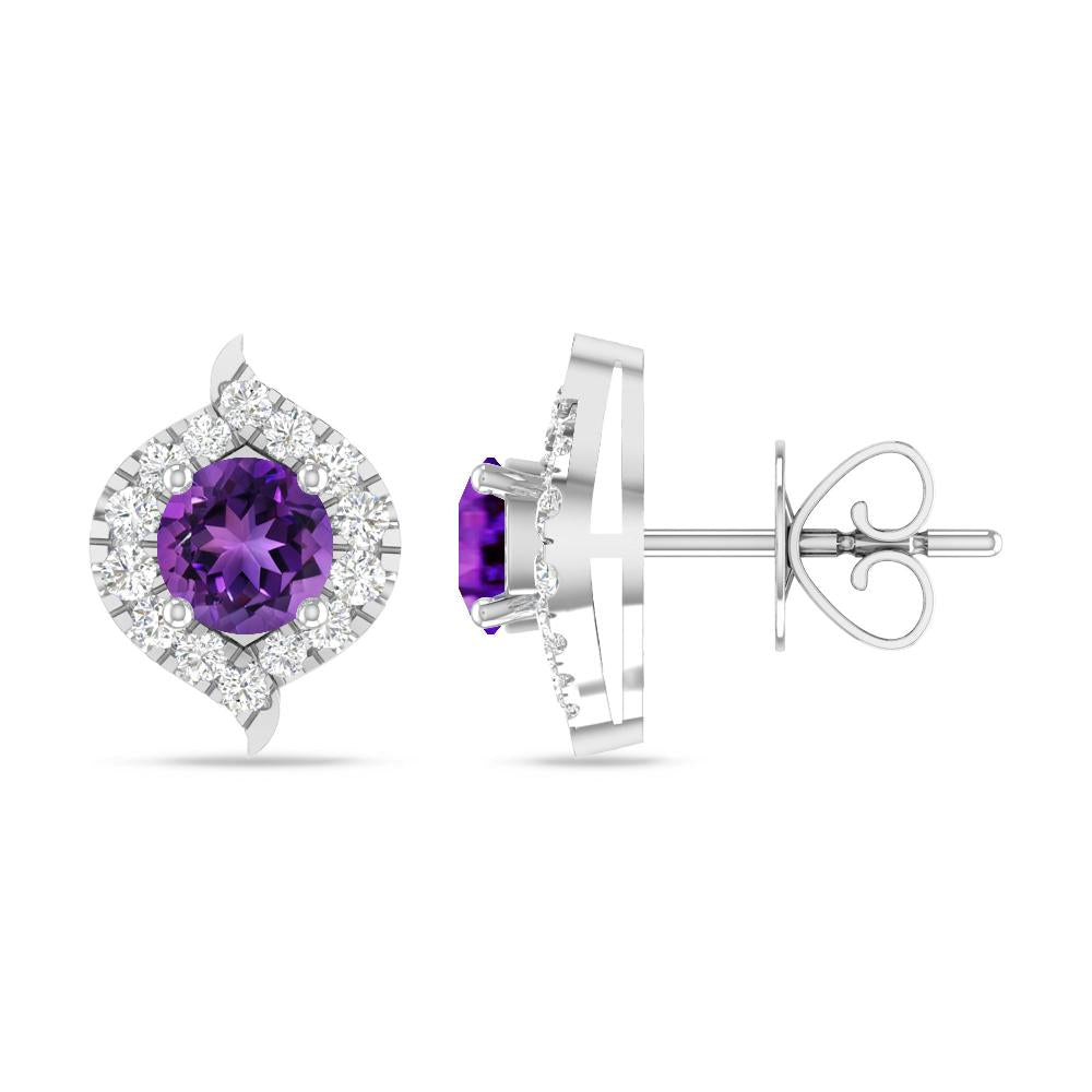 White Gold - Amethyst