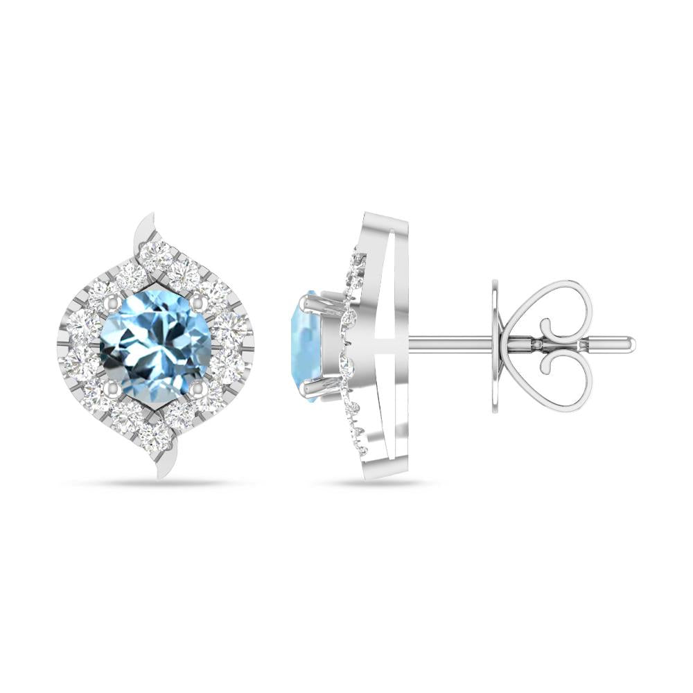 White Gold - Aquamarine