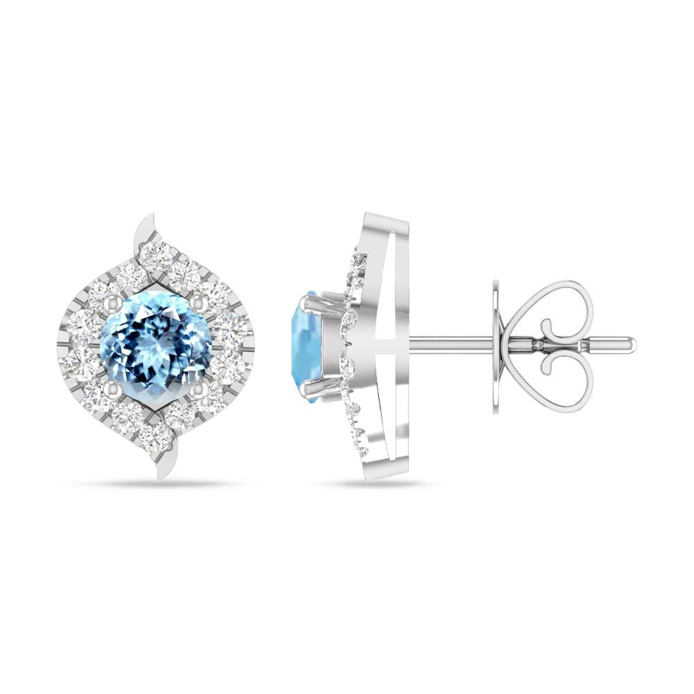 White Gold - Aquamarine