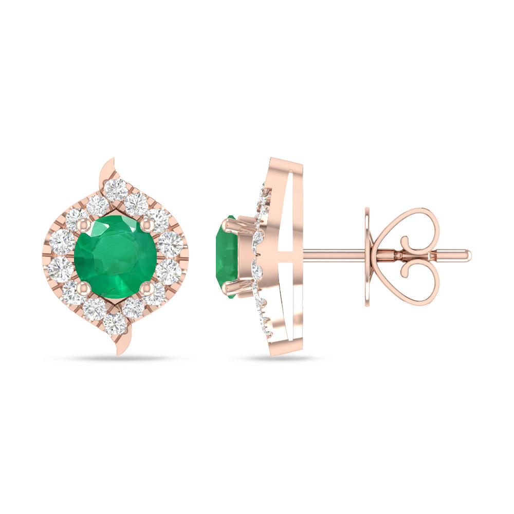 Rose Gold - Emerald