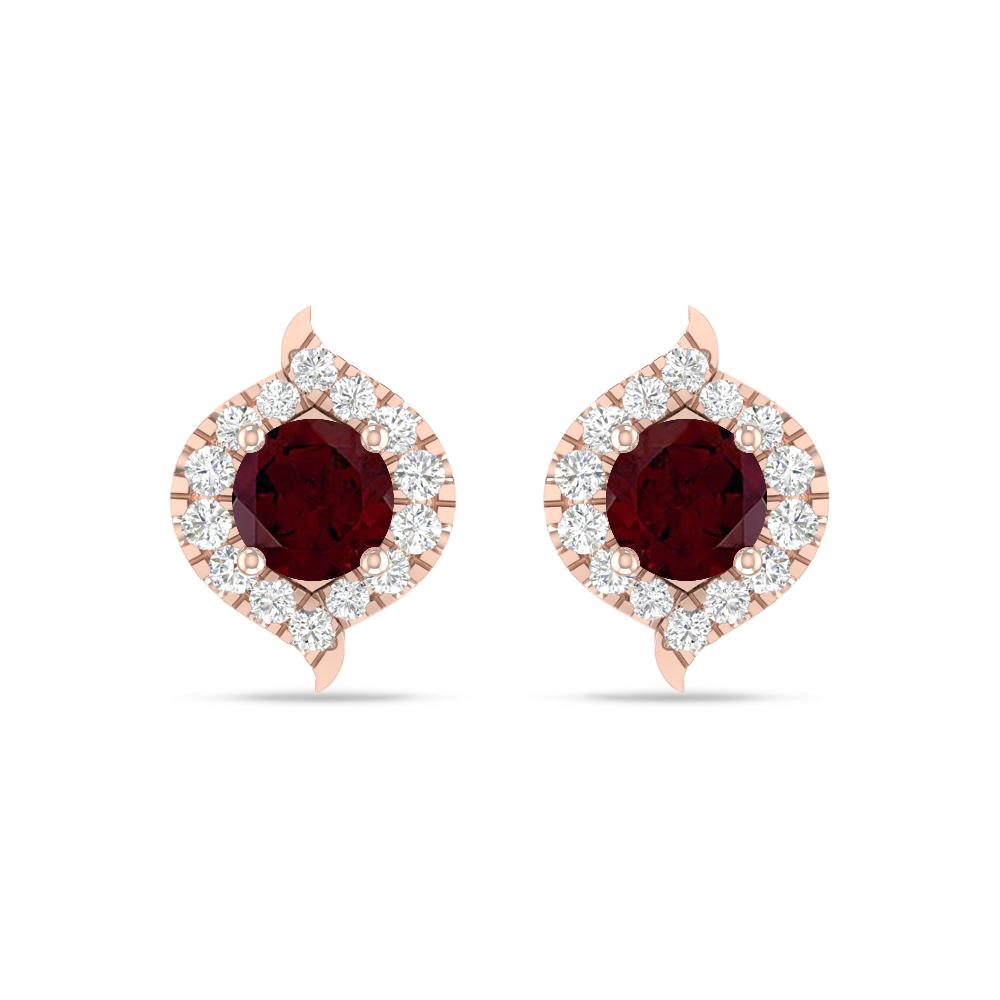 Rose Gold - Garnet