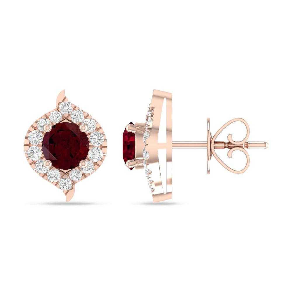 Rose Gold - Garnet