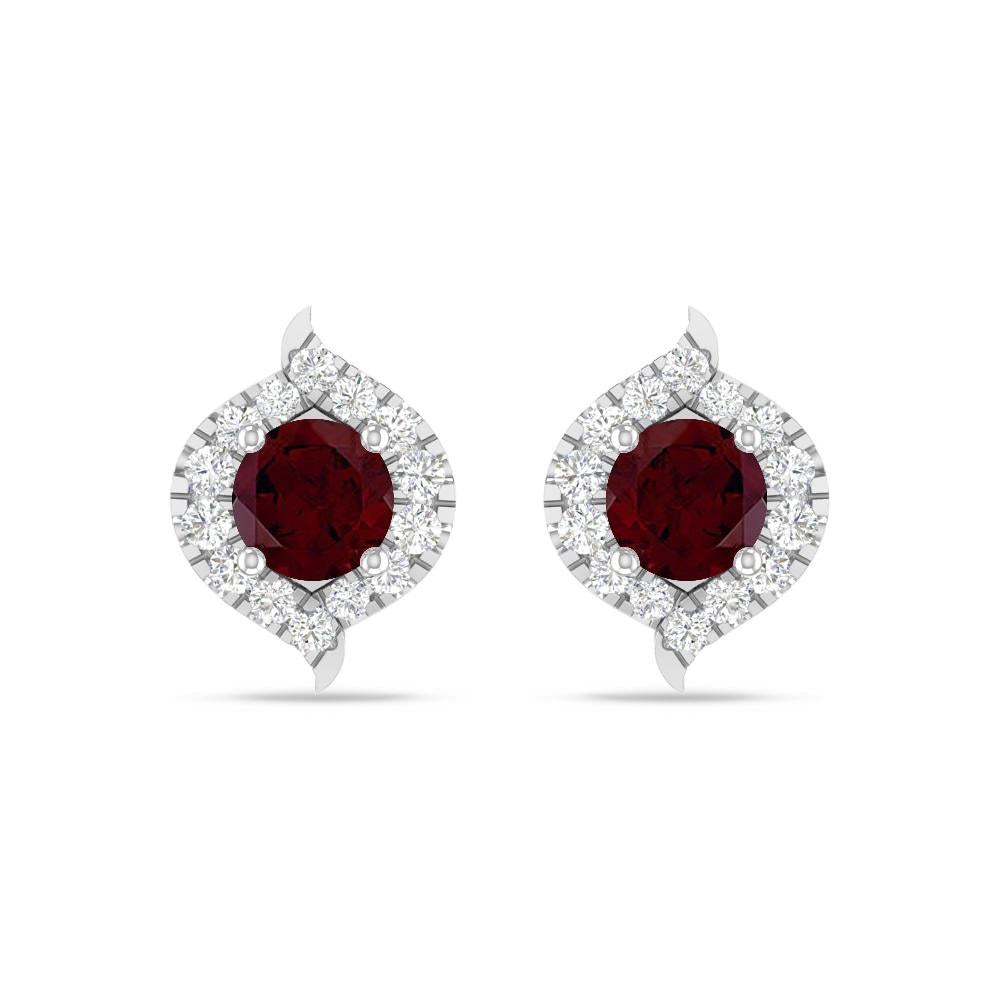 White Gold - Garnet