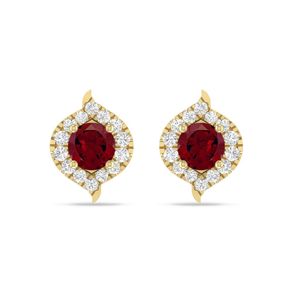 Yellow Gold - Garnet