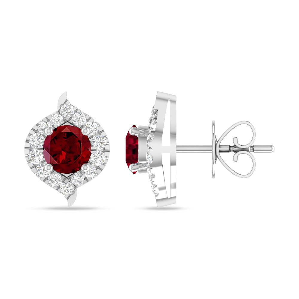 White Gold - Garnet