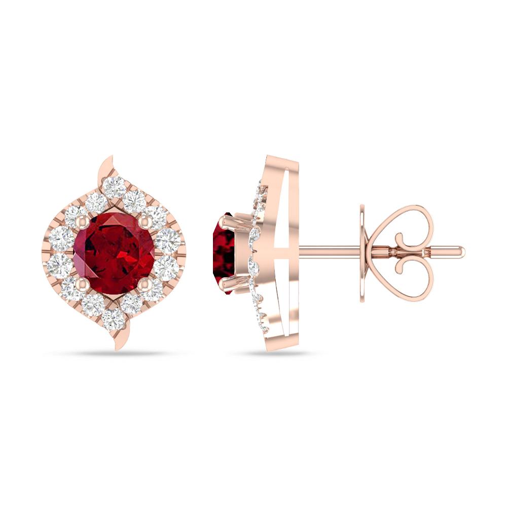 Rose Gold - Garnet