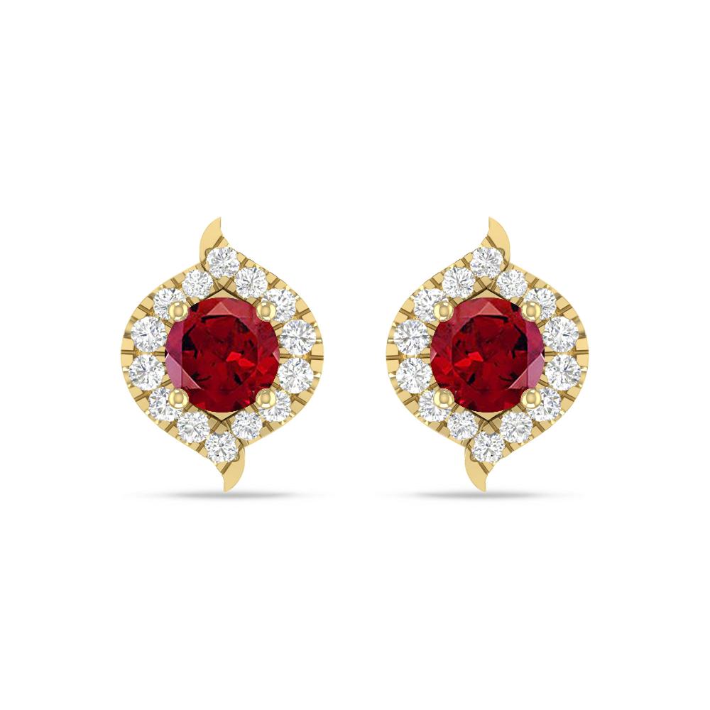 Yellow Gold - Garnet