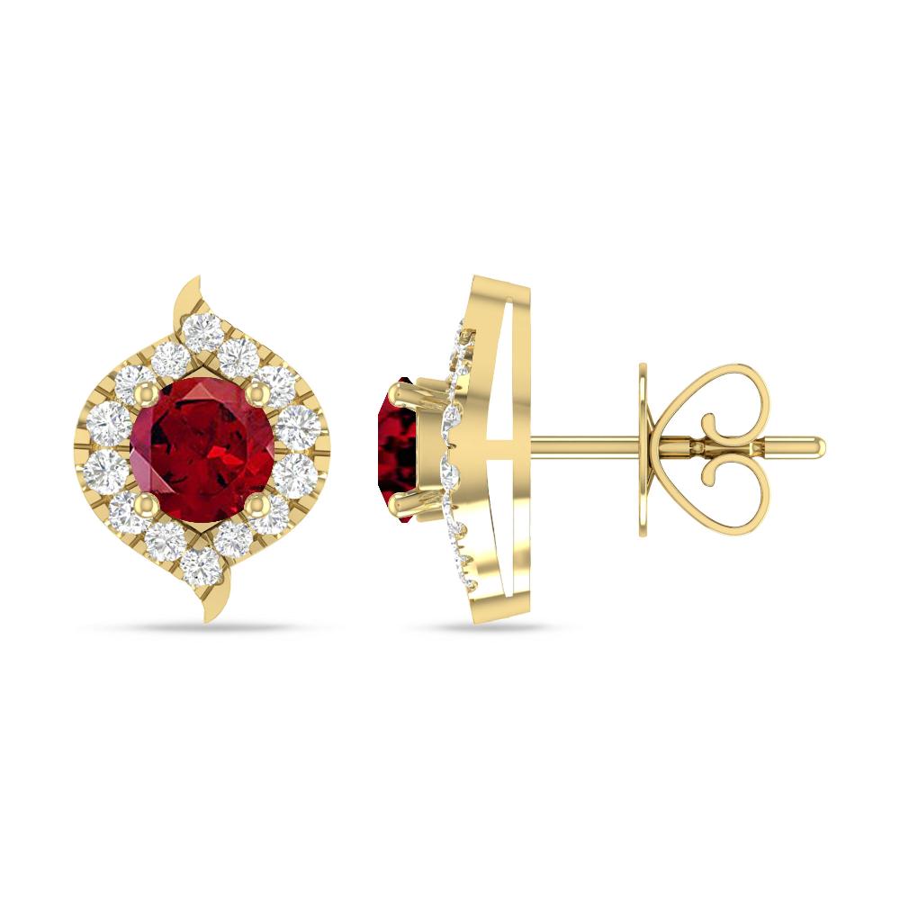 Yellow Gold - Garnet