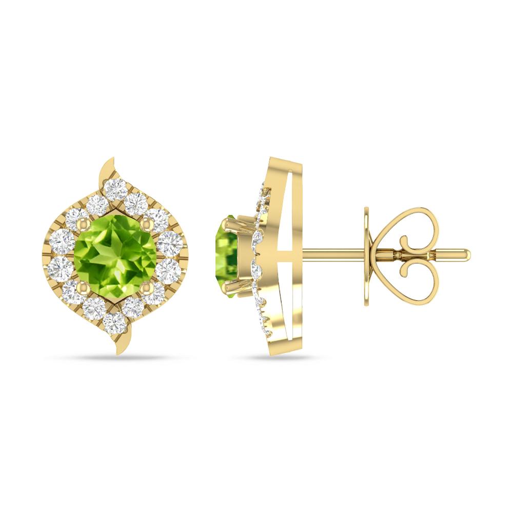 Yellow Gold - Peridot