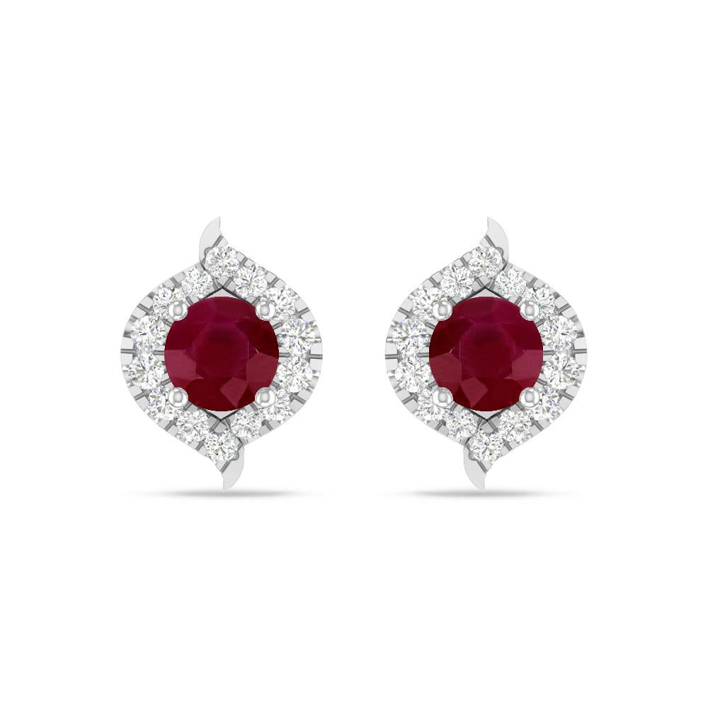 White Gold - Ruby