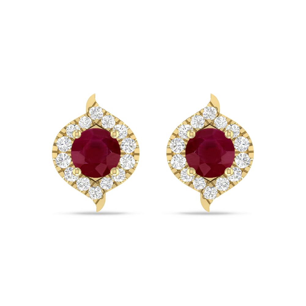Yellow Gold - Ruby