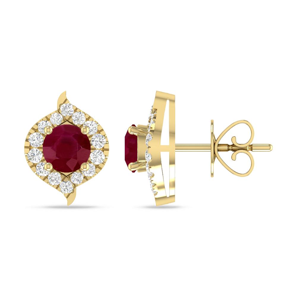 Yellow Gold - Ruby