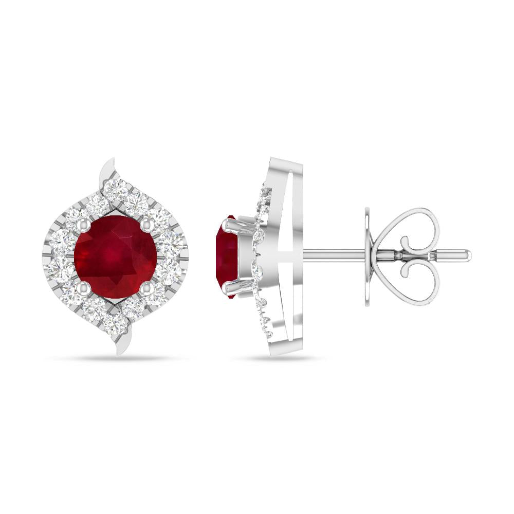 White Gold - Ruby