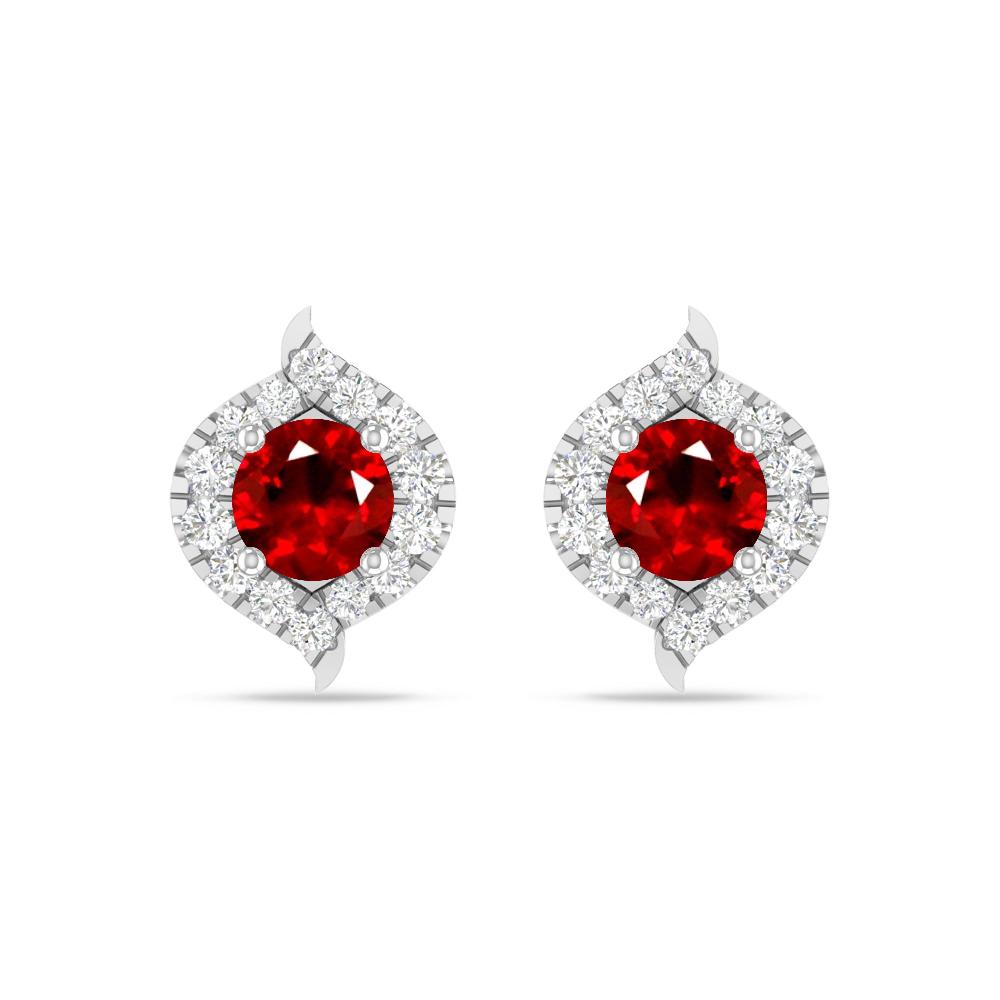 White Gold - Ruby