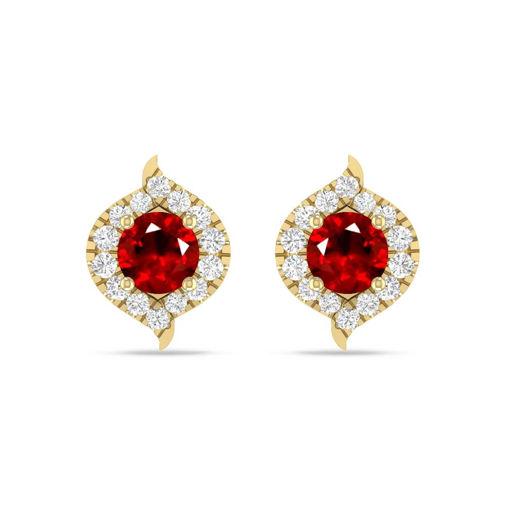 Yellow Gold - Ruby