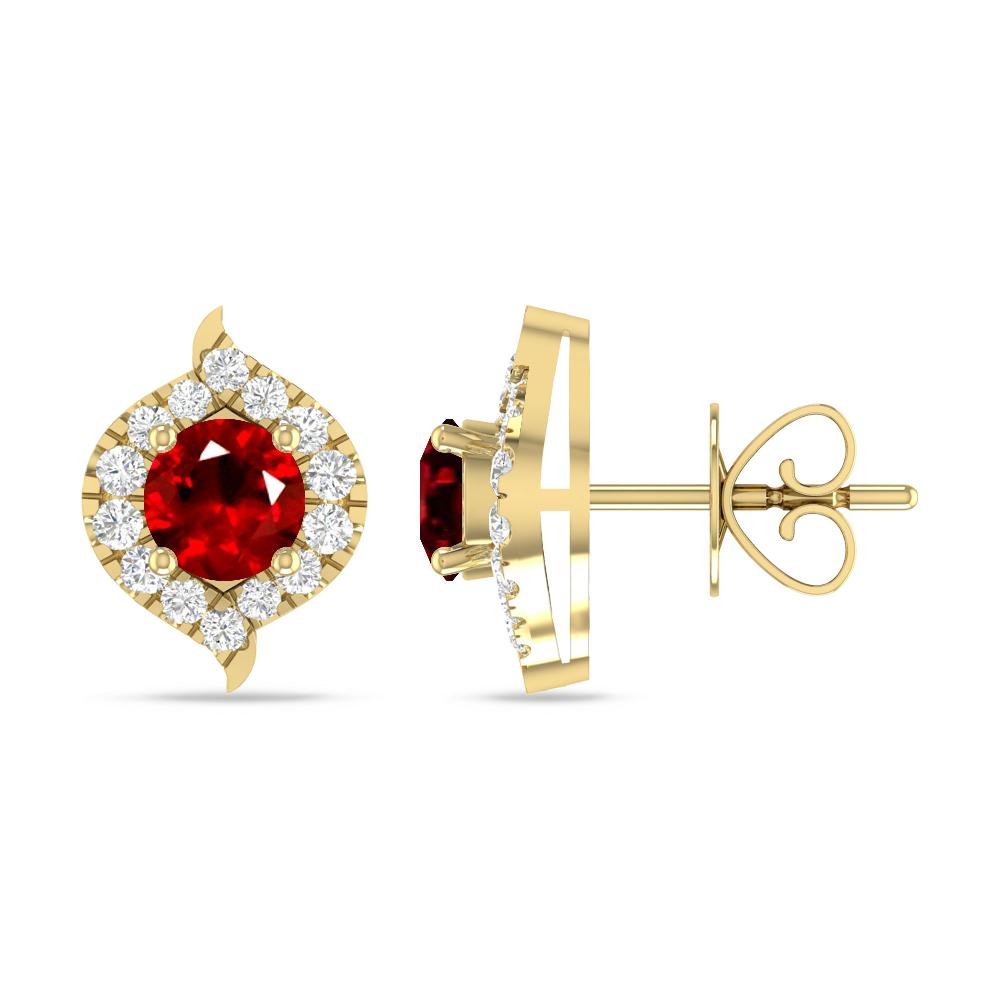 Yellow Gold - Ruby