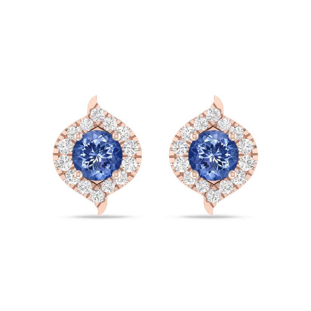 Rose Gold - Tanzanite