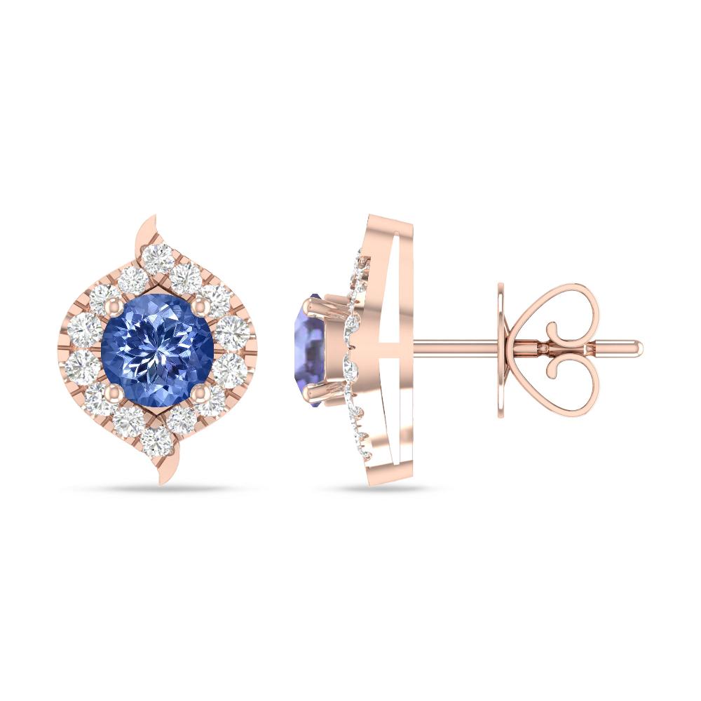 Rose Gold - Tanzanite
