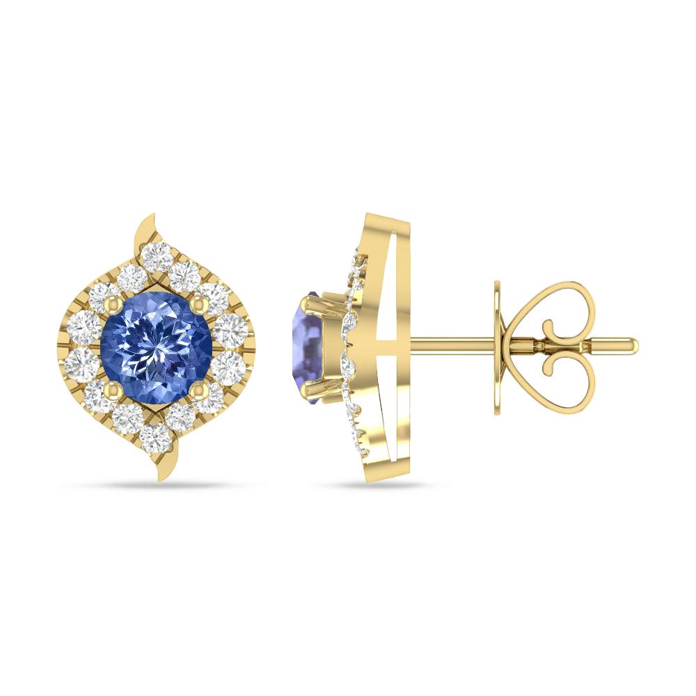 Yellow Gold - Tanzanite