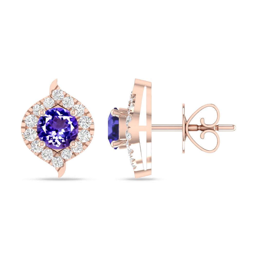 Rose Gold - Tanzanite