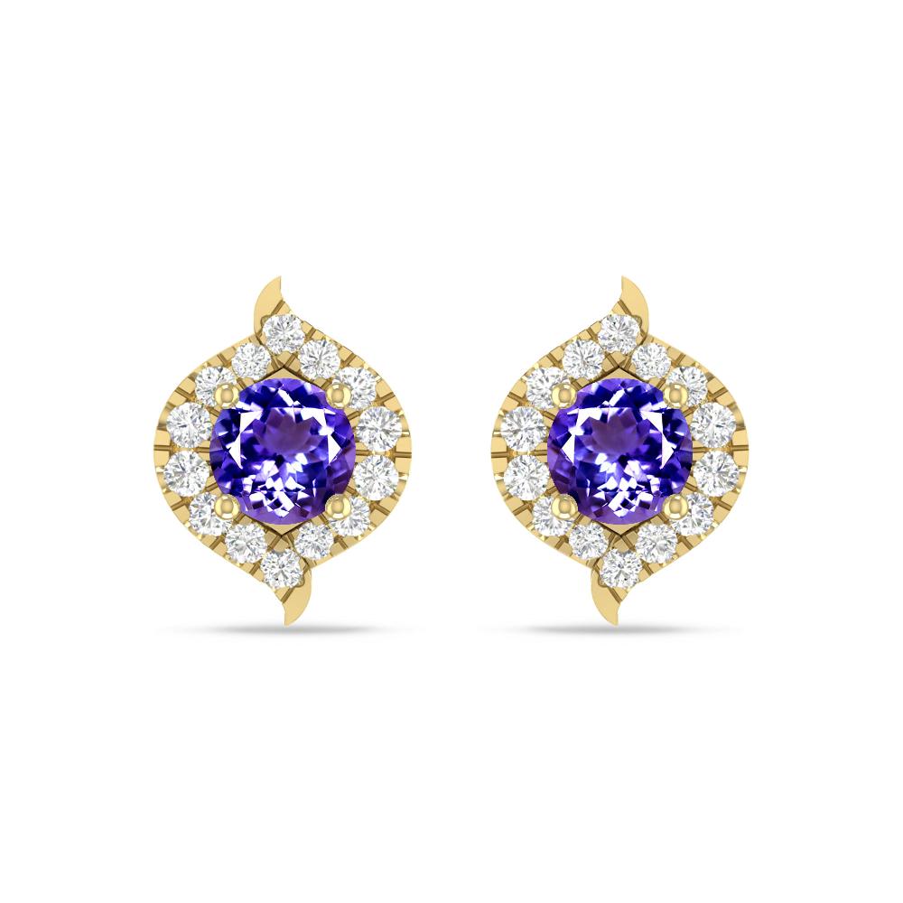 Yellow Gold - Tanzanite