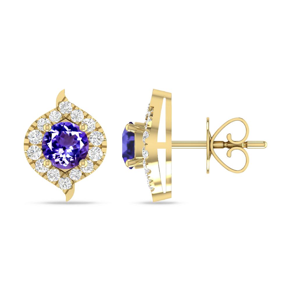 Yellow Gold - Tanzanite