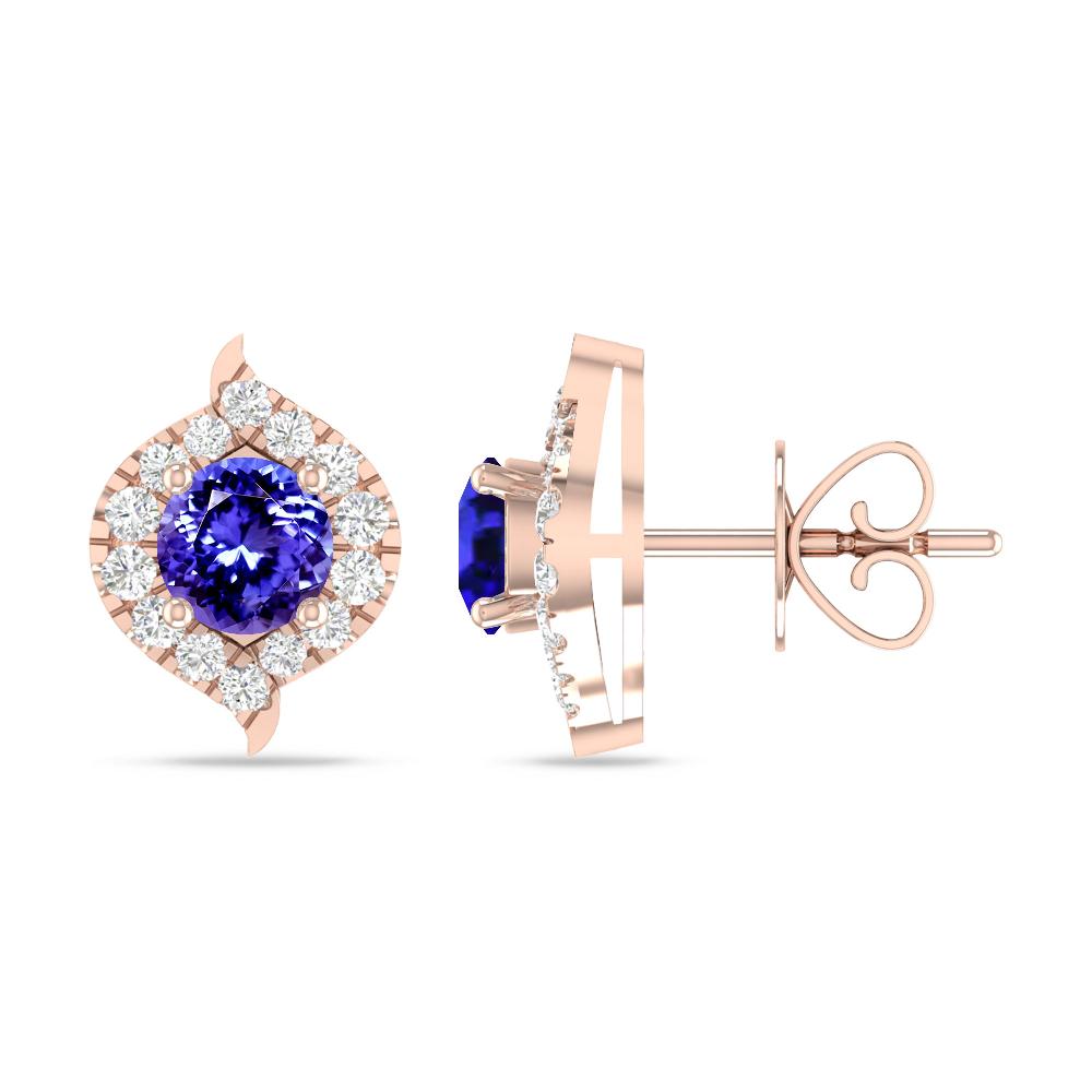 Rose Gold - Tanzanite