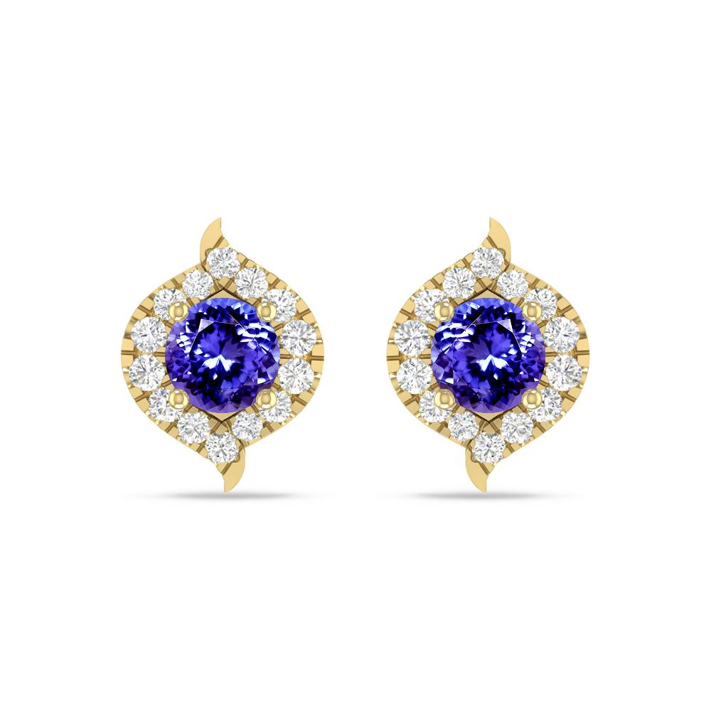 Yellow Gold - Tanzanite