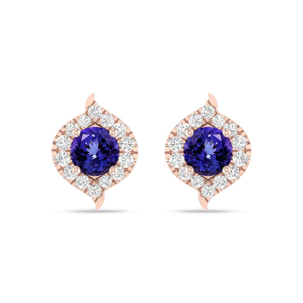 Rose Gold - Tanzanite