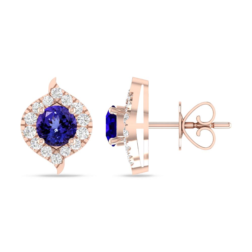 Rose Gold - Tanzanite