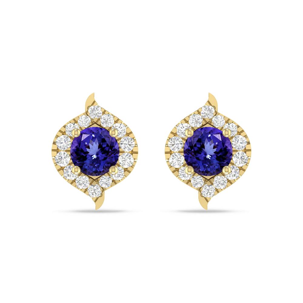 Yellow Gold - Tanzanite
