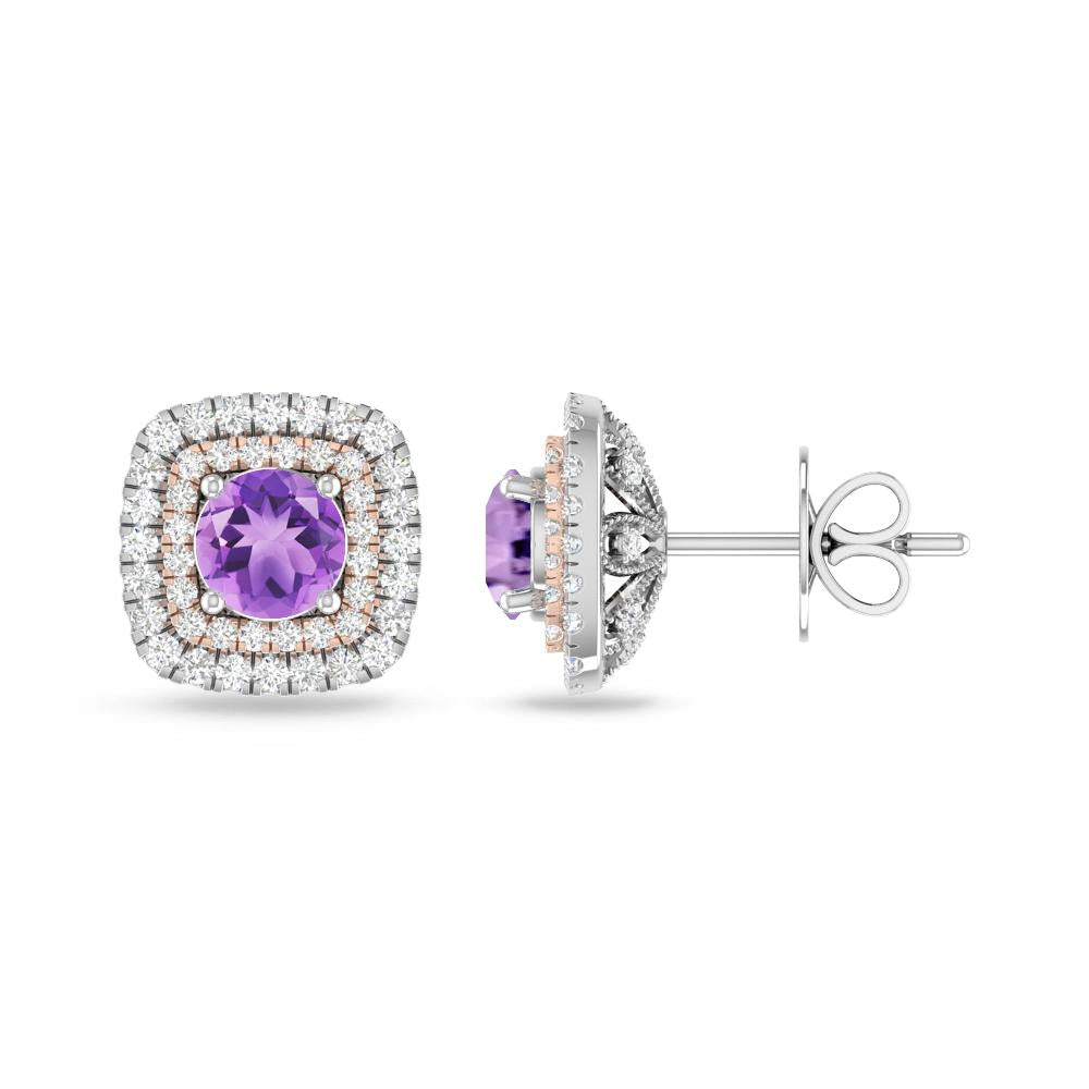 White Gold - Amethyst