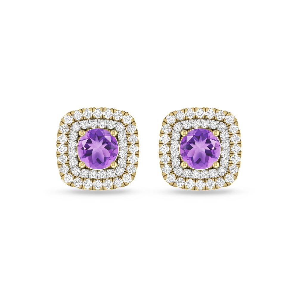 Yellow Gold - Amethyst