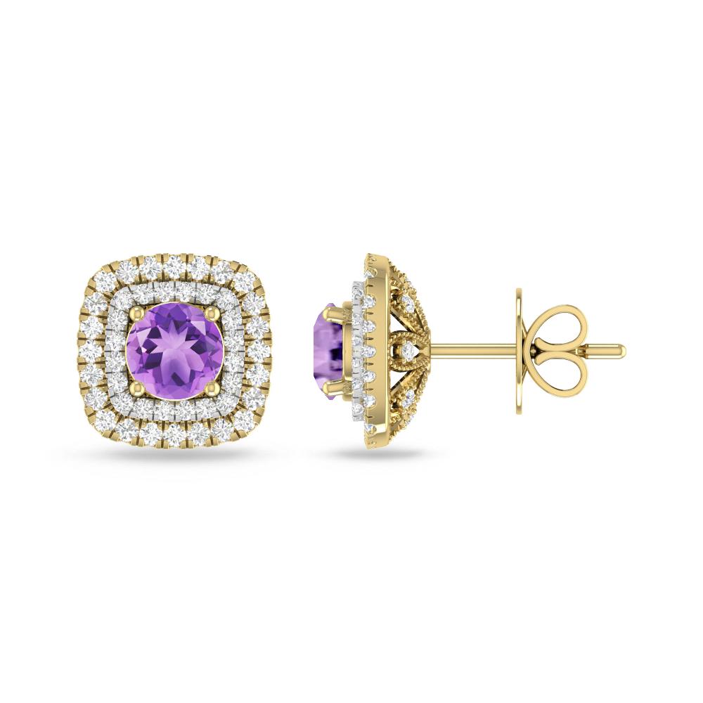 Yellow Gold - Amethyst
