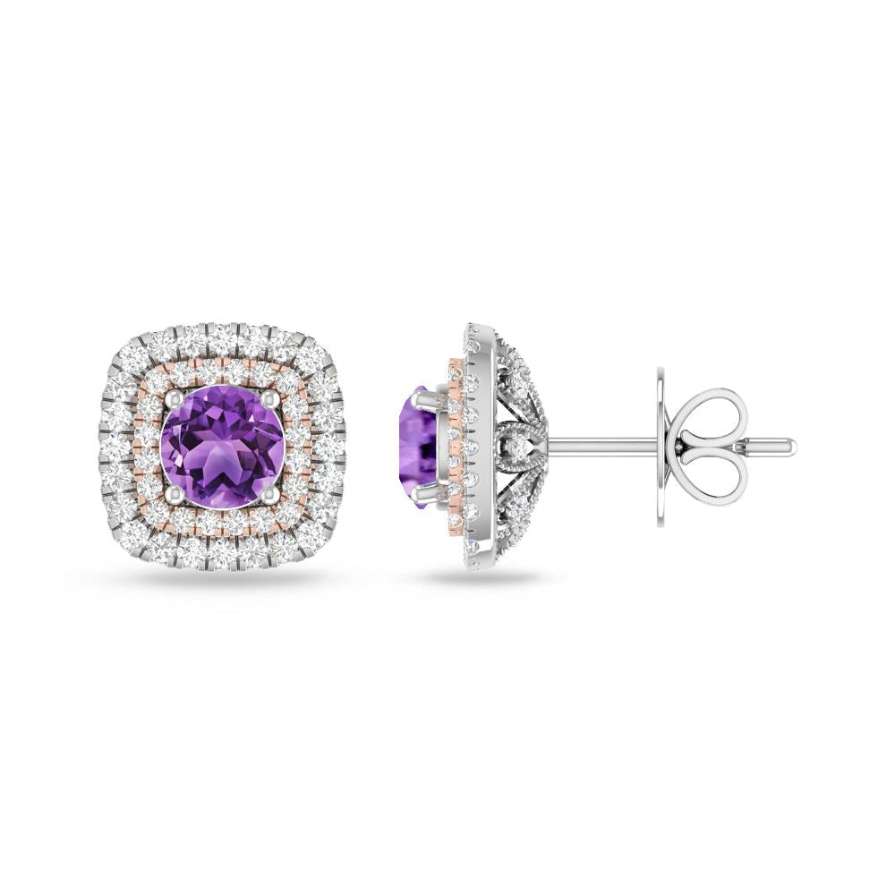 White Gold - Amethyst