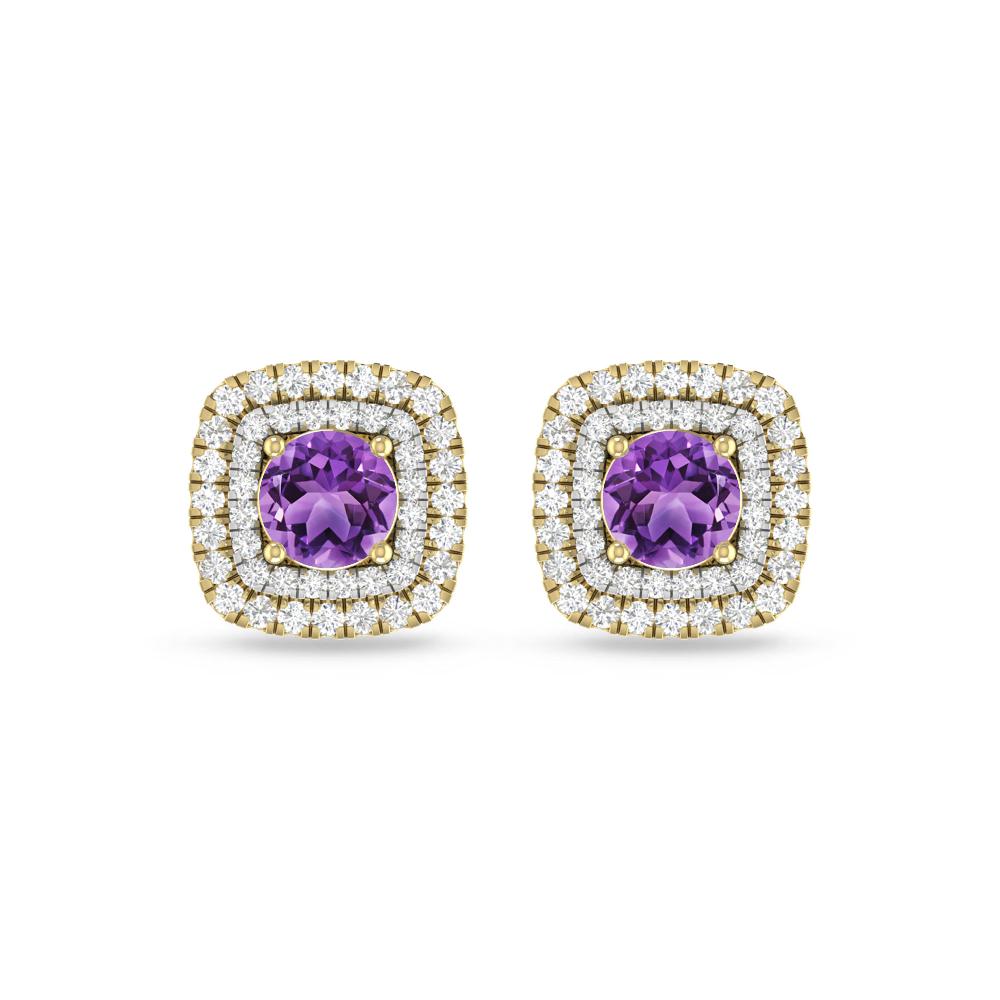 Yellow Gold - Amethyst