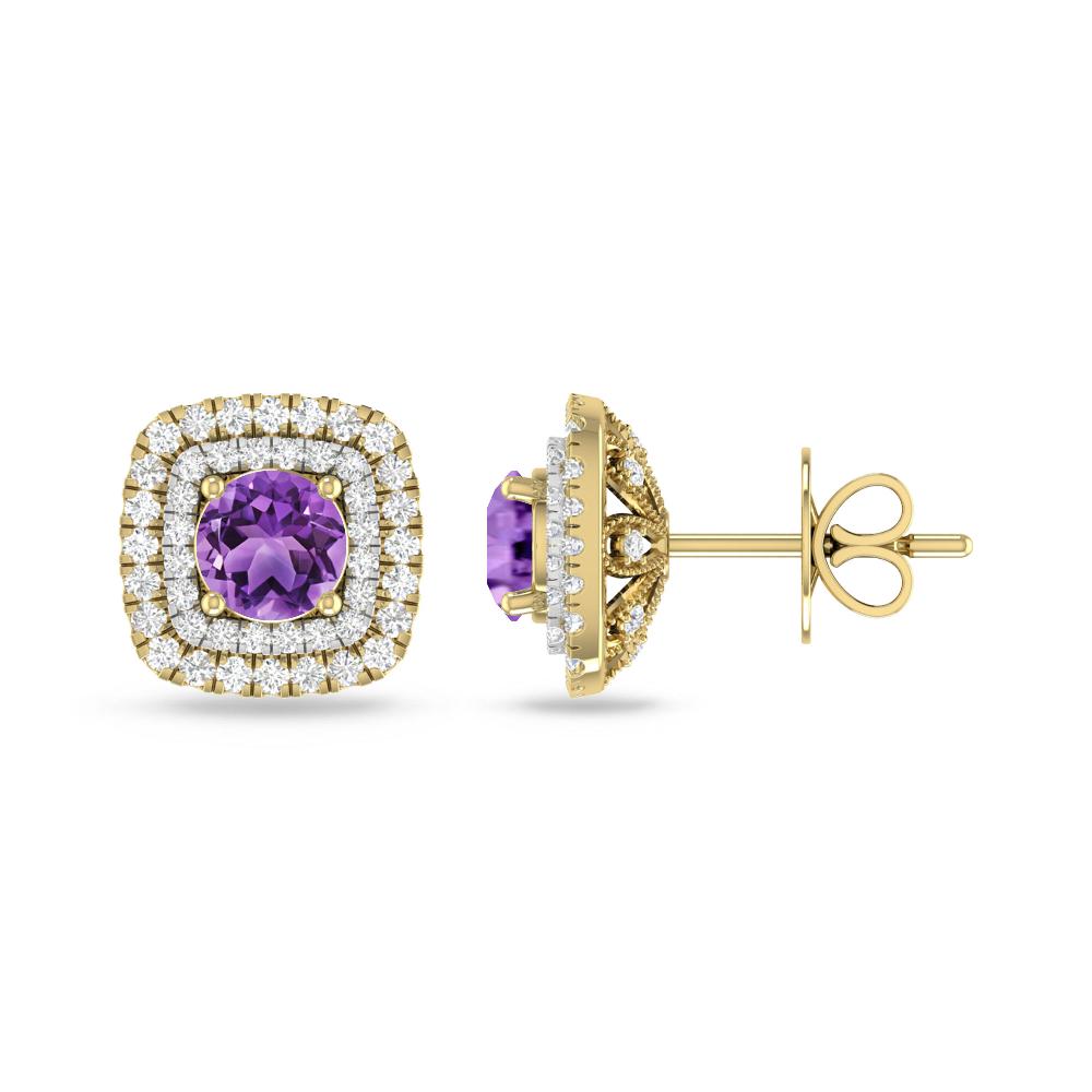 Yellow Gold - Amethyst
