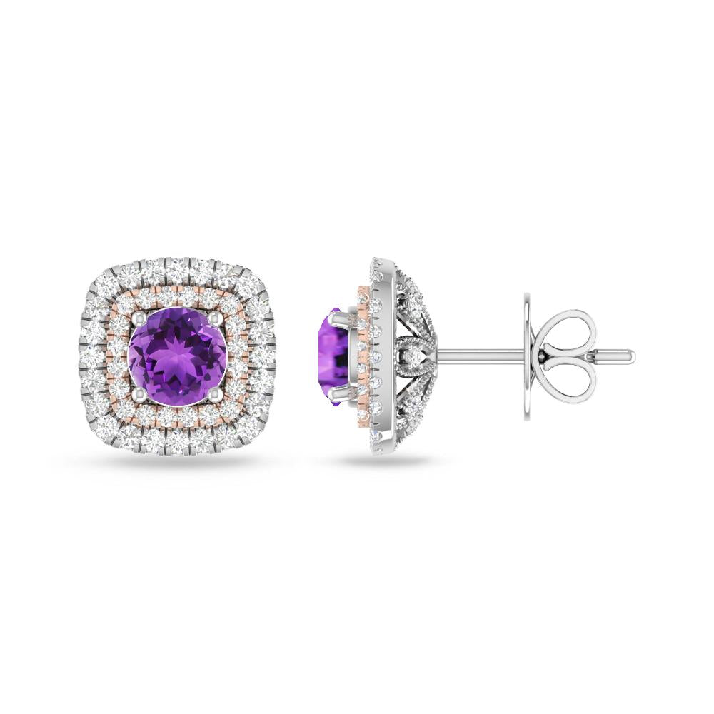 White Gold - Amethyst